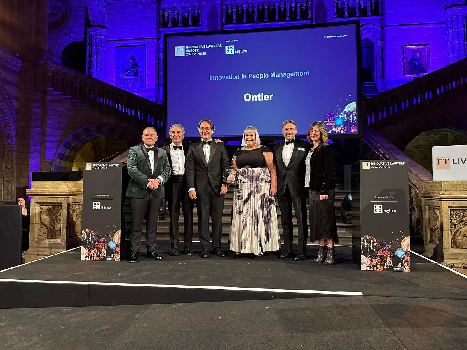 Ontier wins prestigious FT Innovation Award for pioneering legal magic