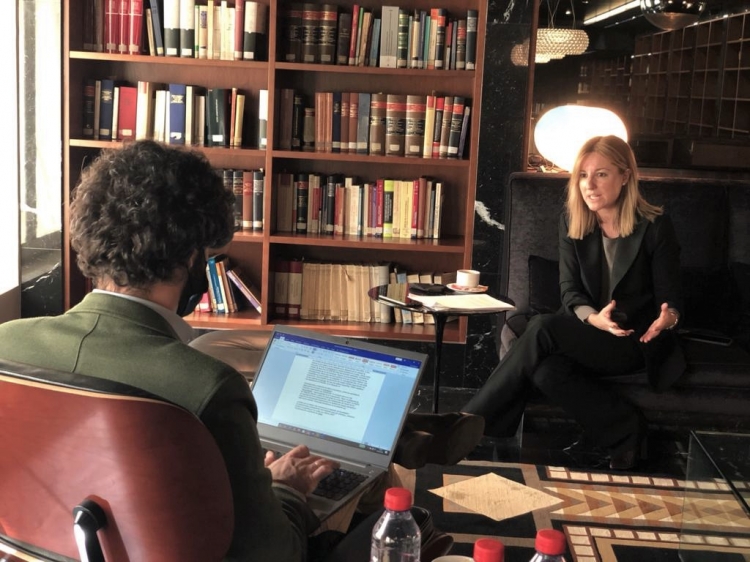Berta Aguinaga interviewed by Capital magazine